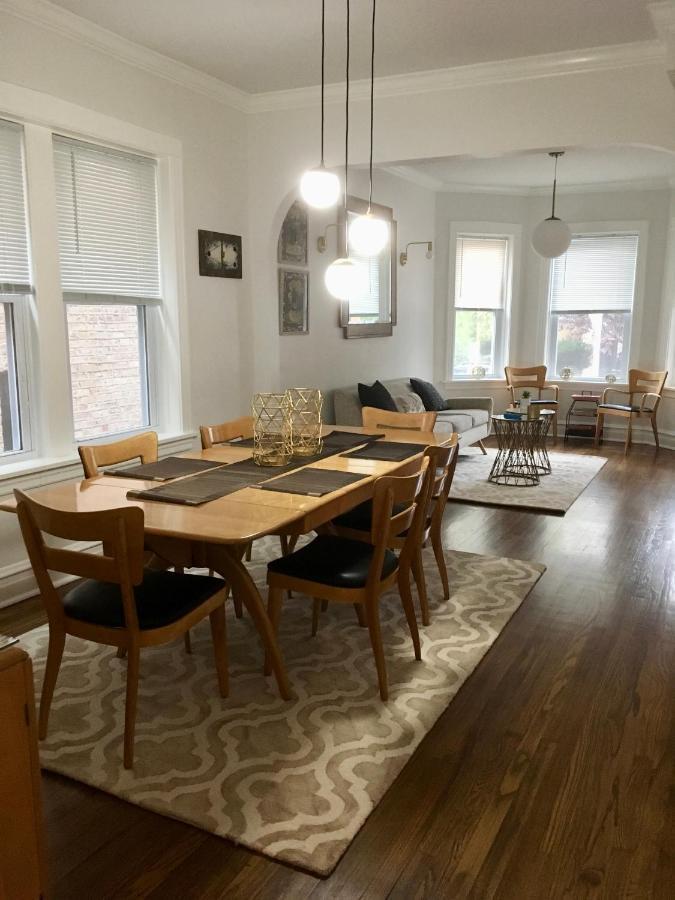 Logan Square Modern Apartment Chicago Eksteriør billede